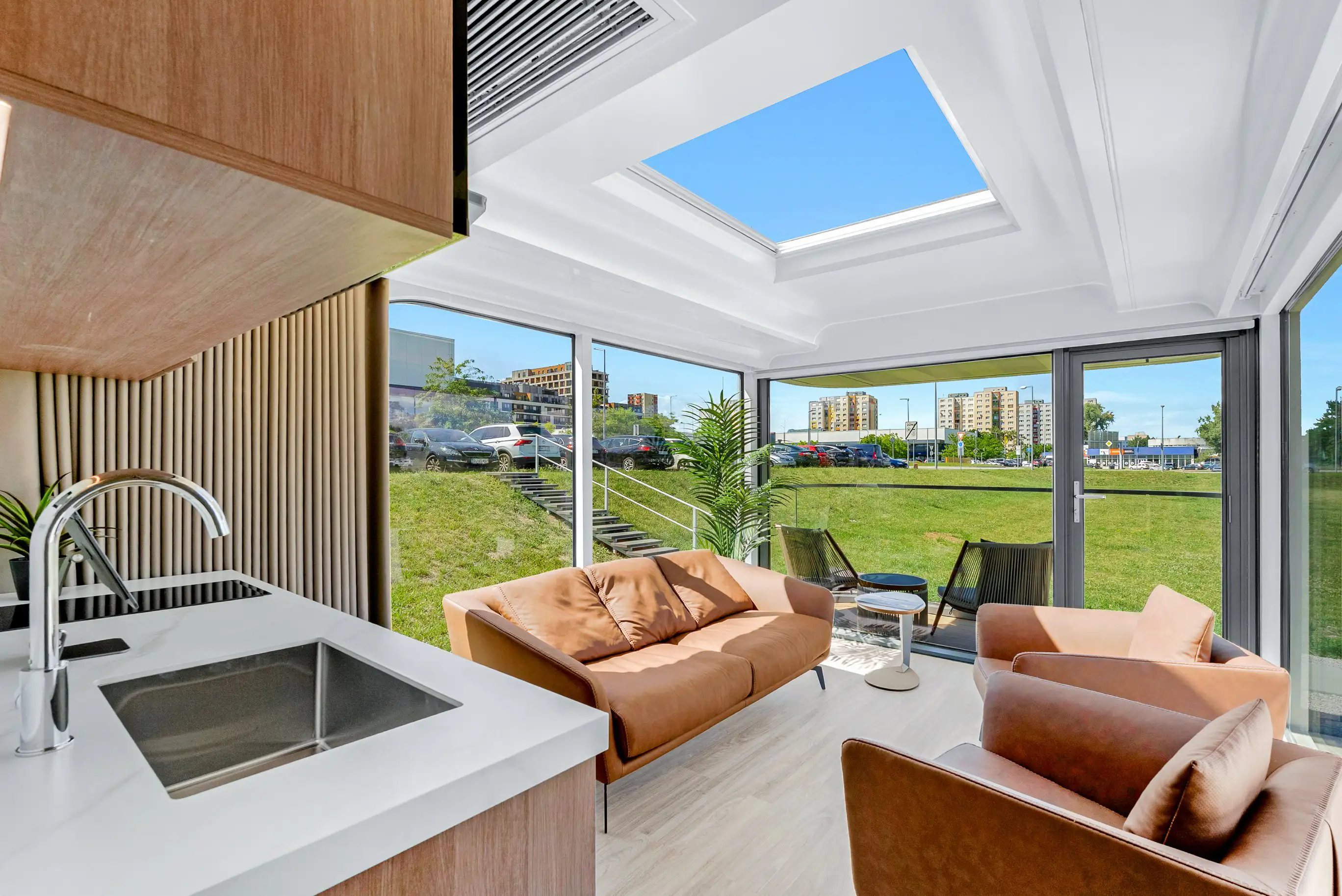 Capsule interior – living room